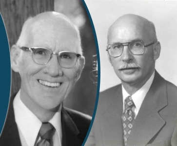 Portraits of David Stitt and Prescott Williams