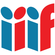 IIIF logo. The lower-case letters 'IIIF' in a bold font, alternating blue and red.