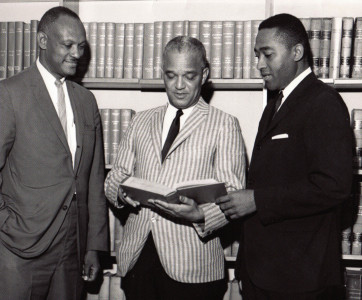 Photo of Hugo Payne, Daniel G. Sampson, and Henry E. Frye.