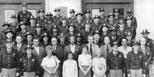 Durham County Sheriff's Department Staff, 1974.