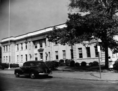 Exterior of the Durham Arts Council Building.