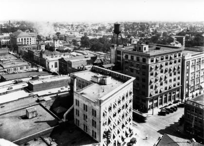 Intersection of Main and Corcoran Streets in the 1920s.