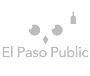 El Paso Public Libraries logo, library owl graphic