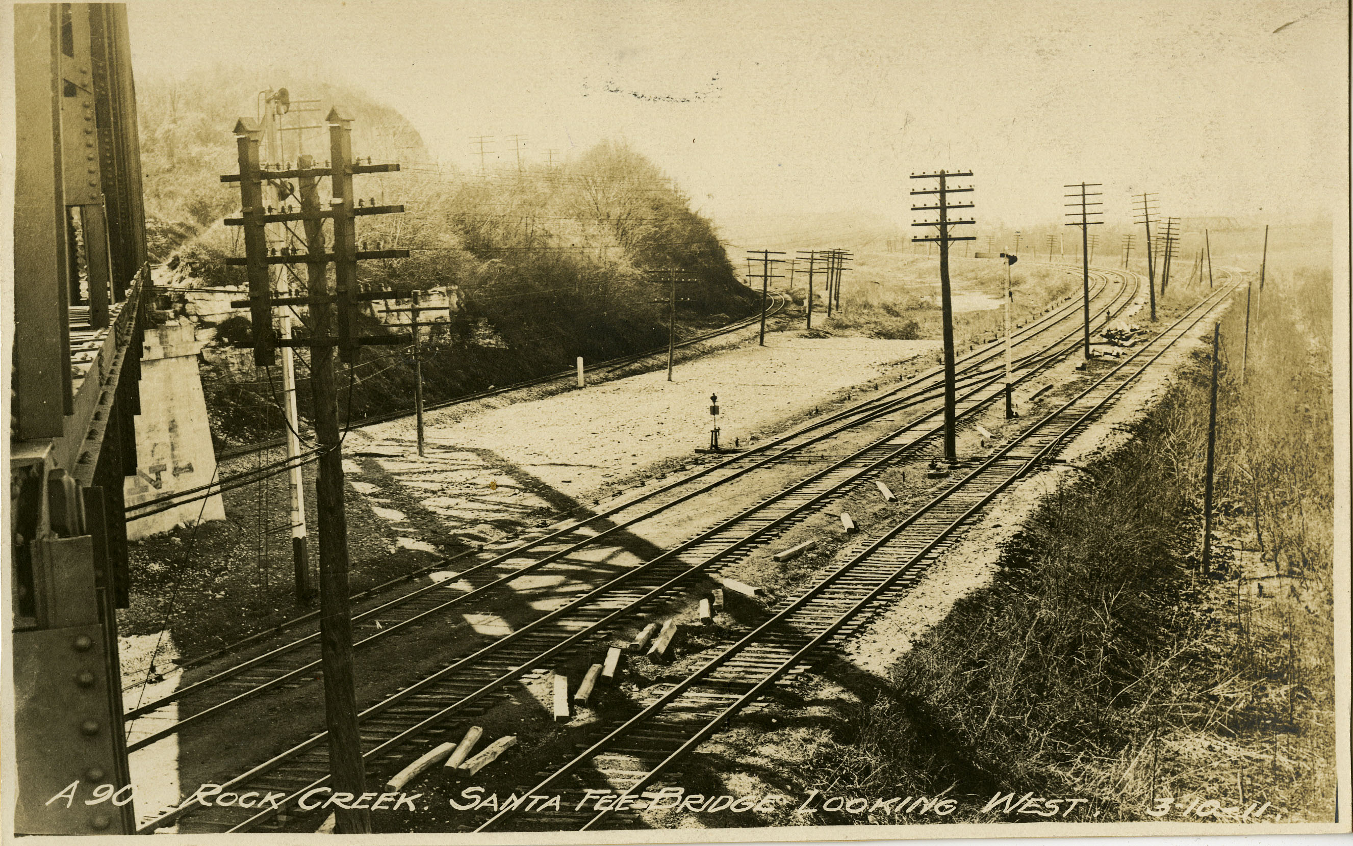 Railroad tracks