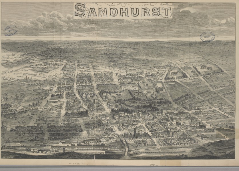 Street sign for La Trobe University, 1971.