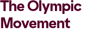 The Olympic Movement