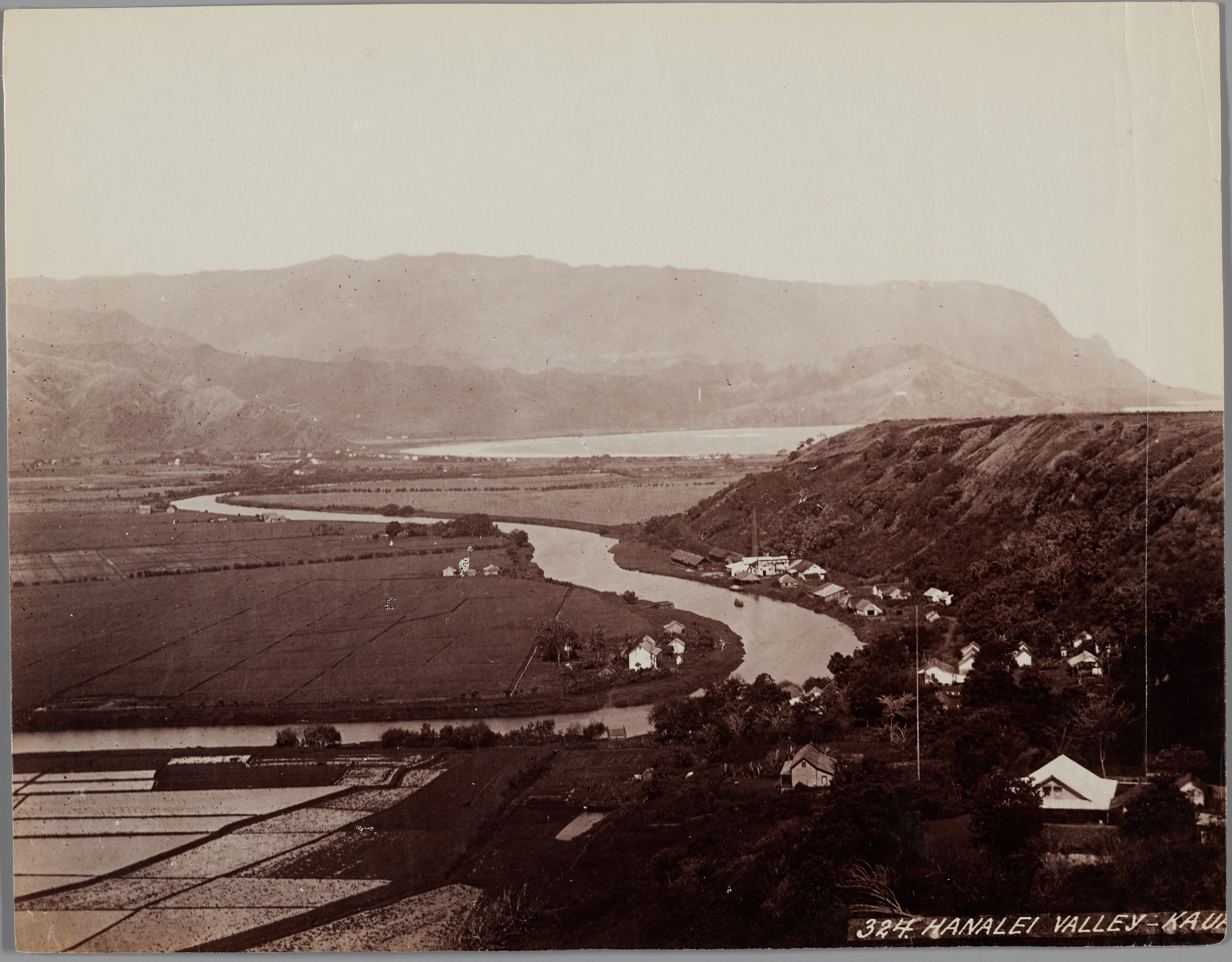Photograph of Hanalei Valley on Kauai.