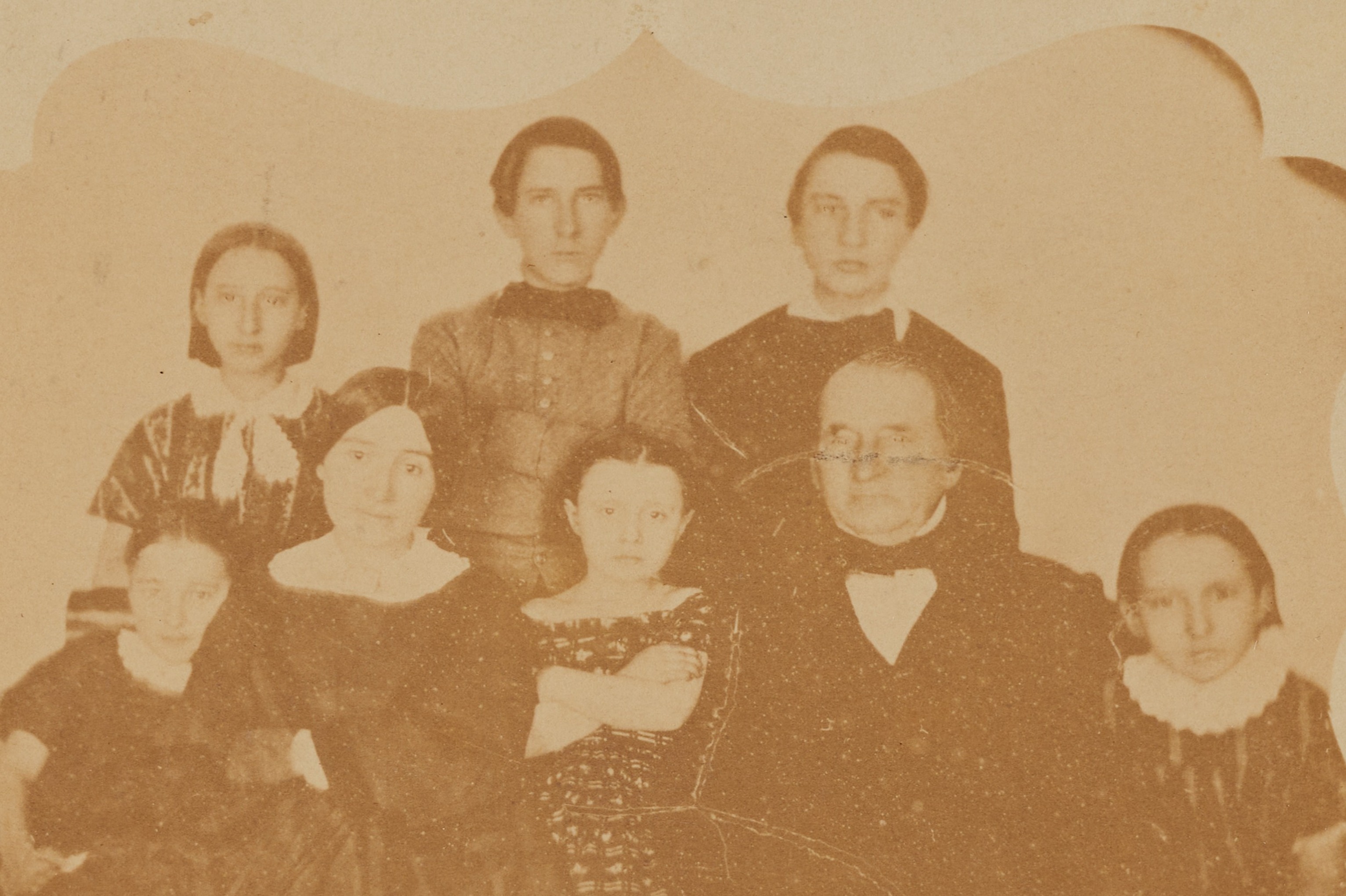 Captain George Newell and family