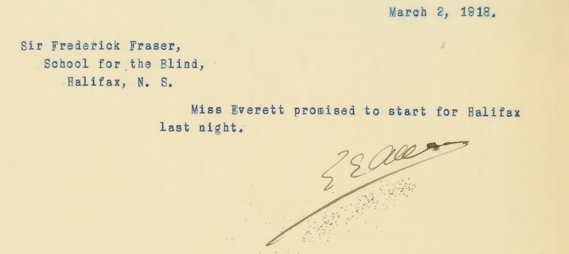 Exerpt from a Night Letter from Edward E. Allen