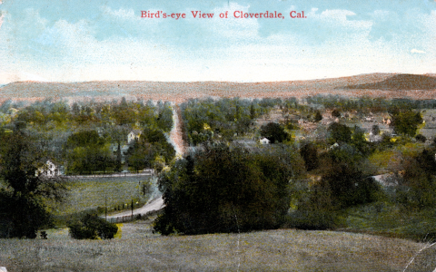 Bird's Eye View of Cloverdale