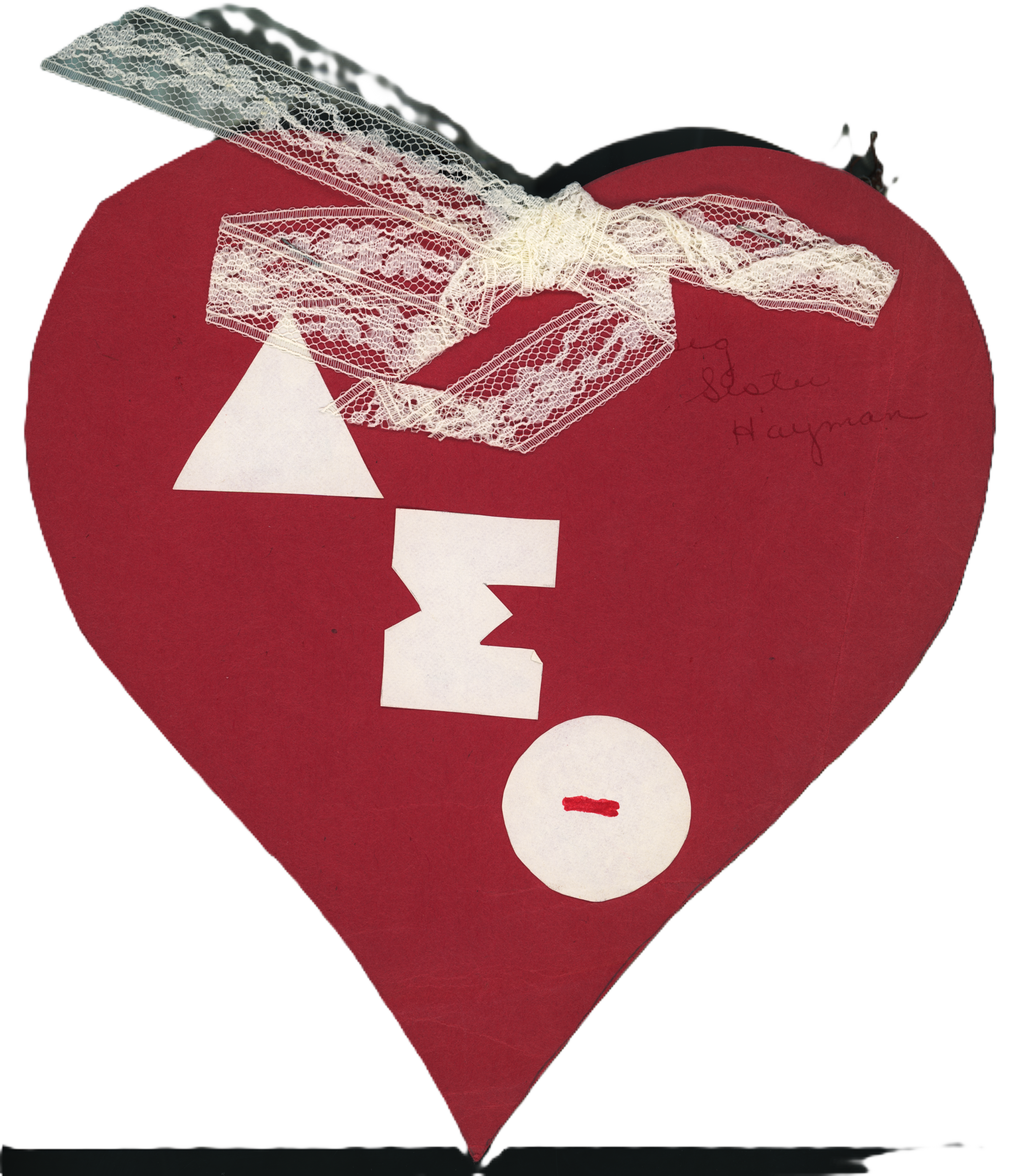 Door knocker heart for Big Sister Hayman