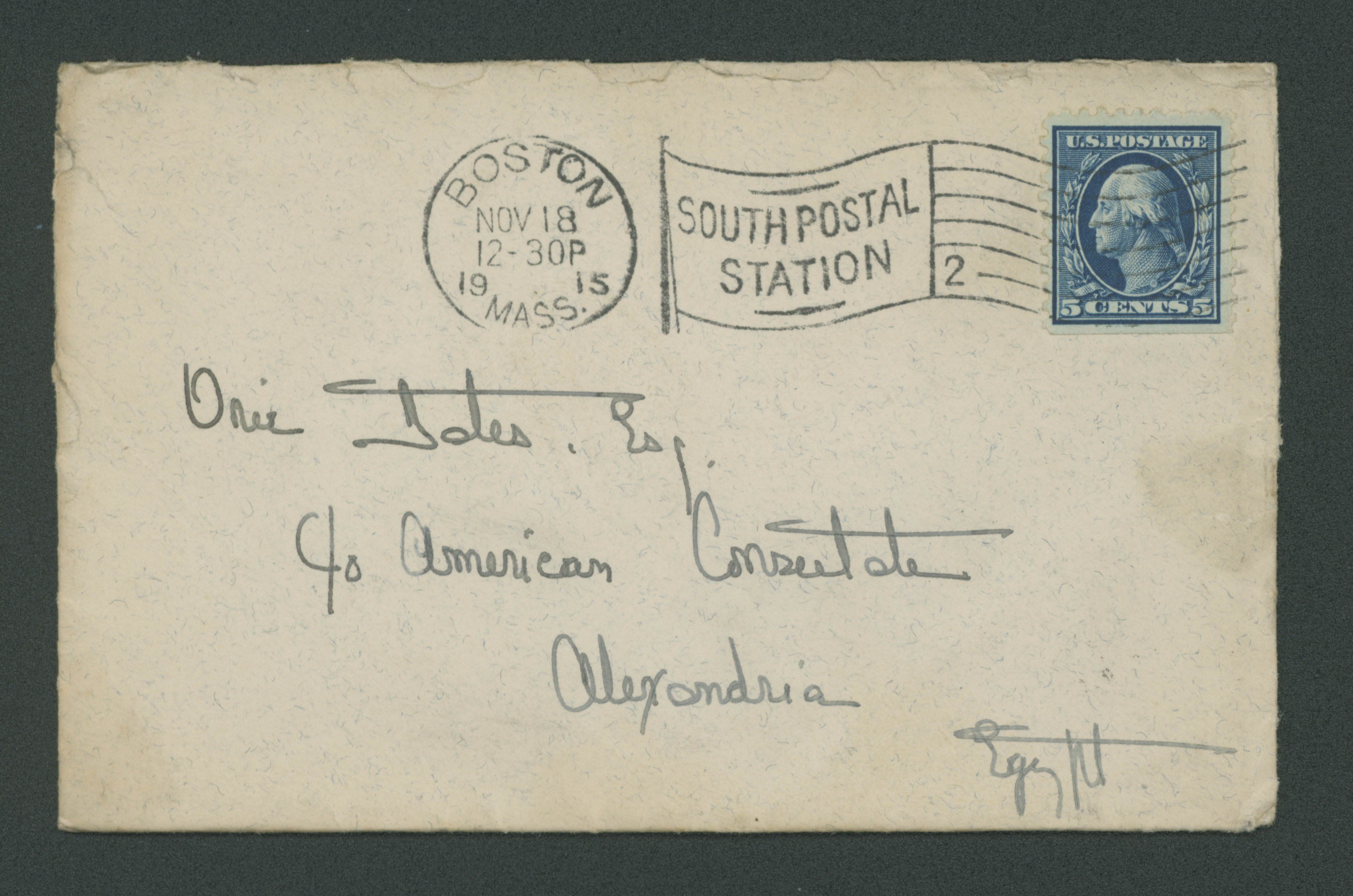 MSS 0758--Bates family papers--Series I.B. Letters from Natica I. Bates to Oric Bates and Arlo Bates, circa 1913-1916