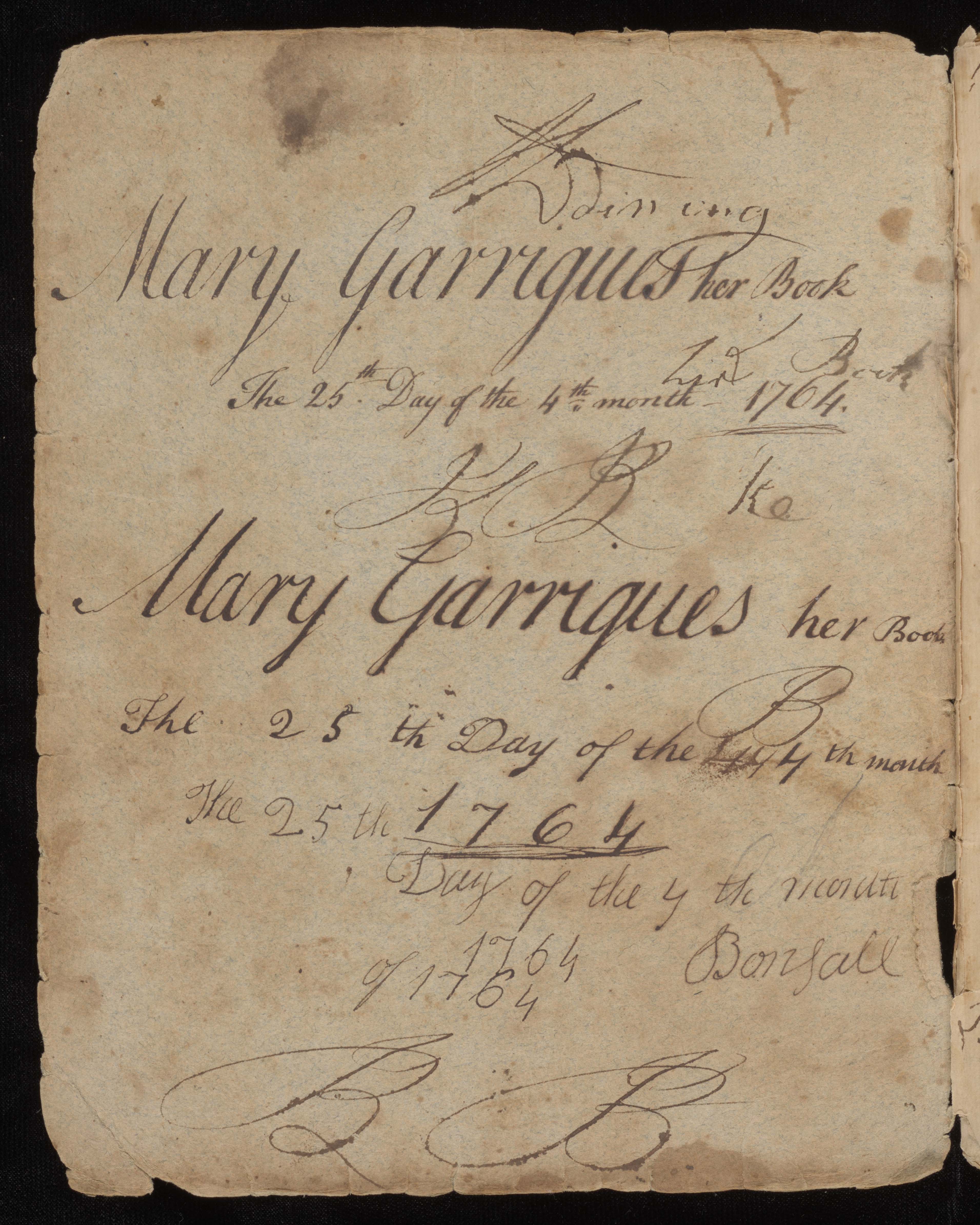 MSS 0097, Item 0132--Mary Garrigues journal