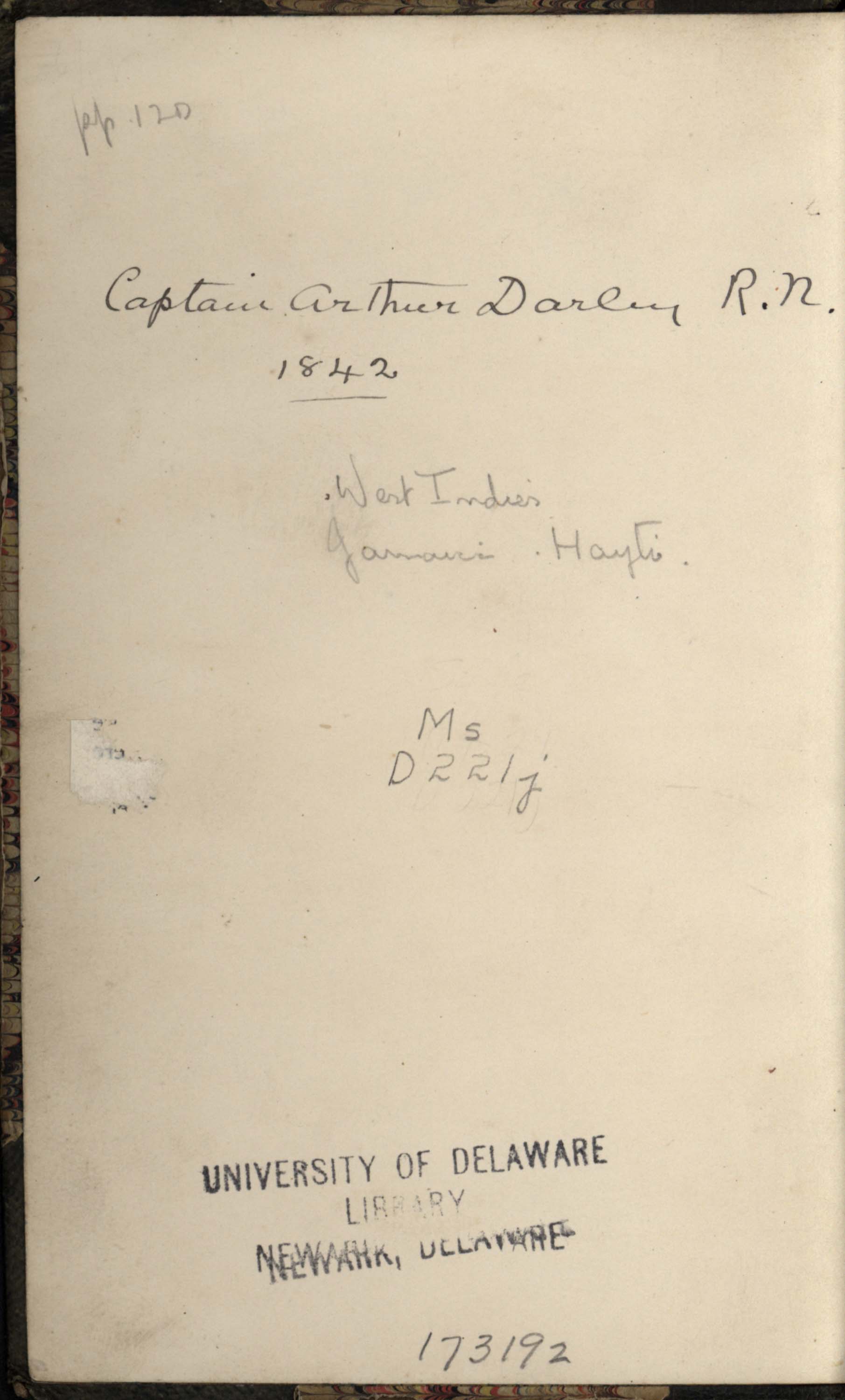 first page of journal