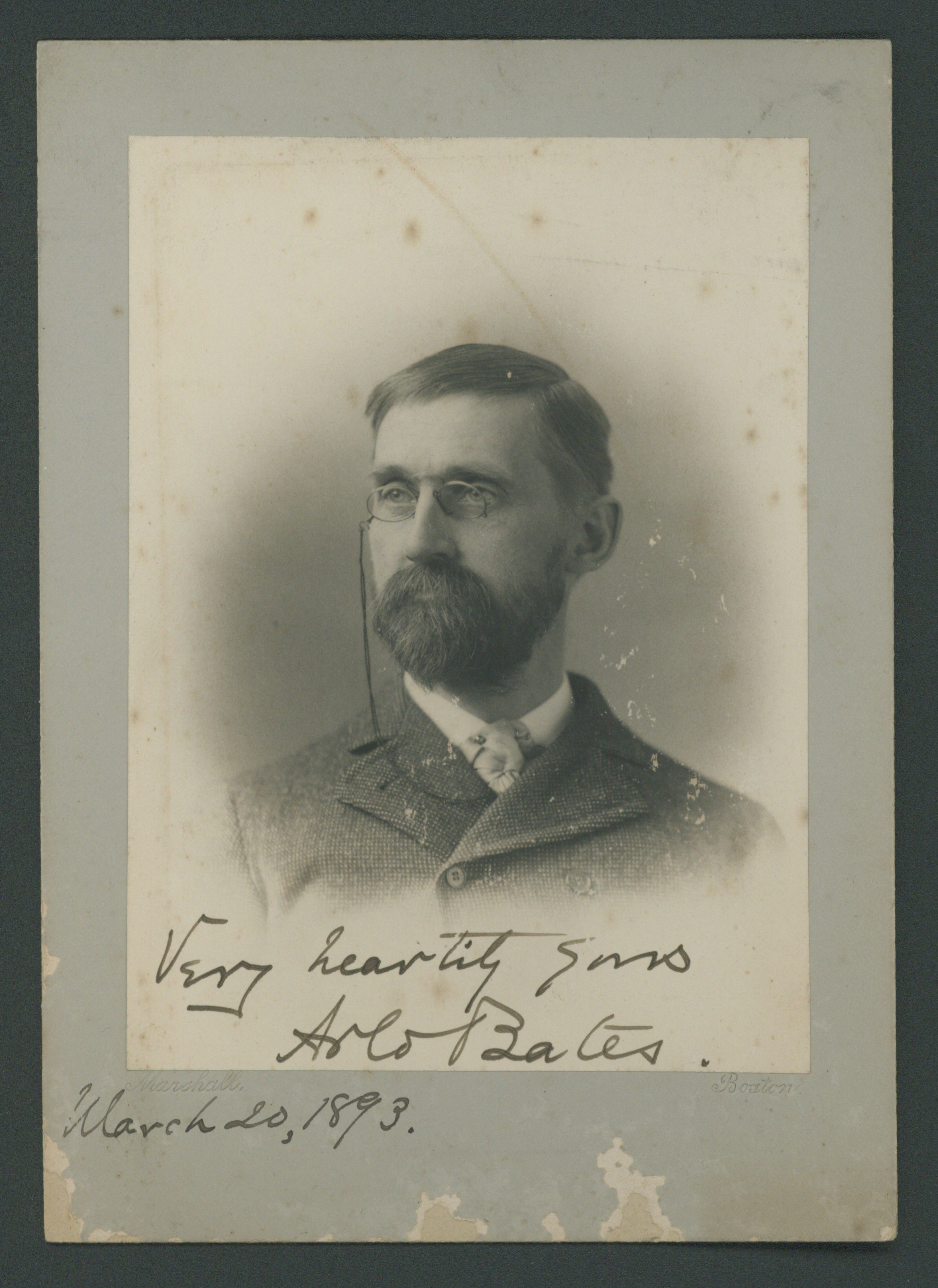 MSS 0758--Bates family papers--Series III.A. Arlo Bates literary ephemera, 1884-1913, undated