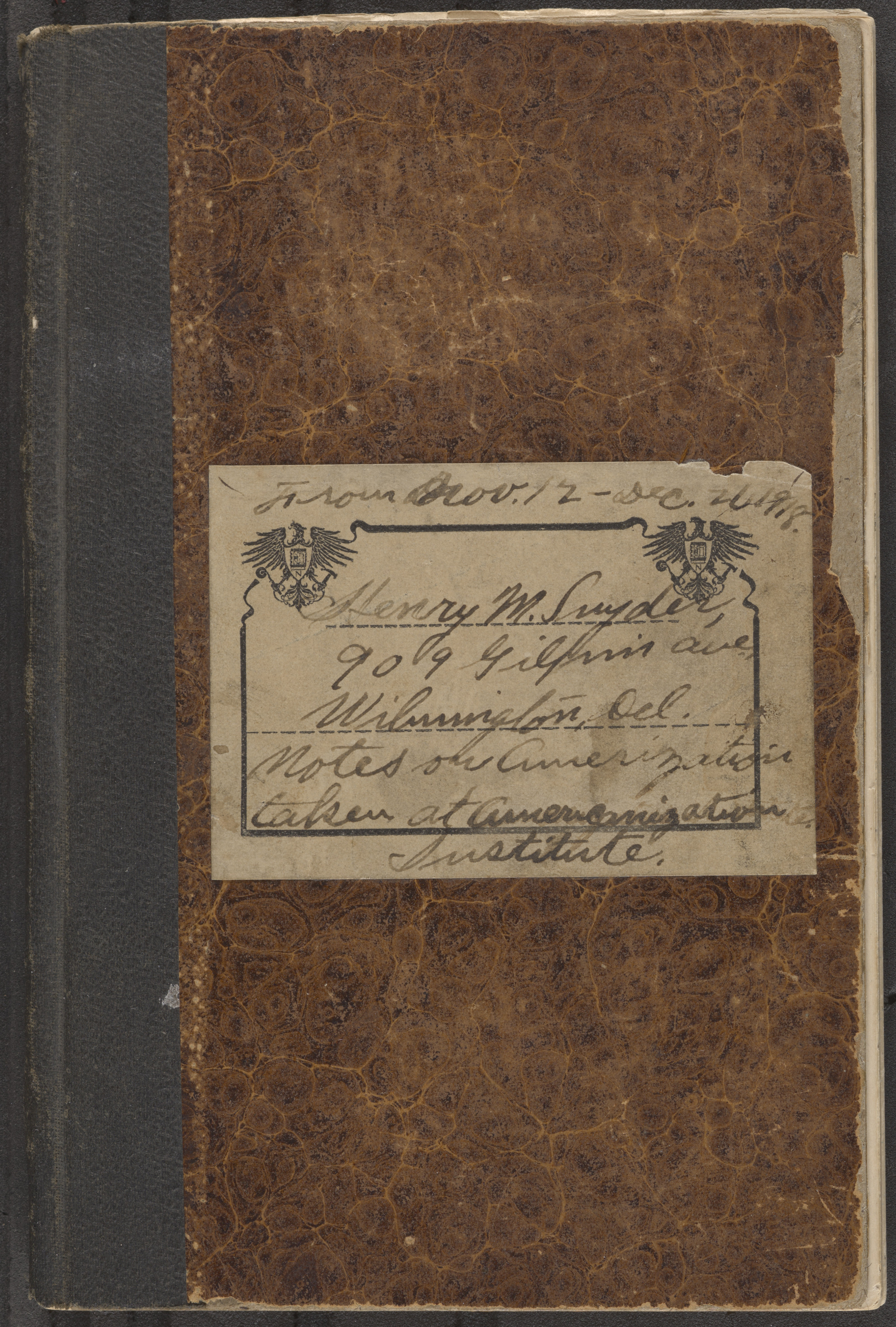 snyder journal cover
