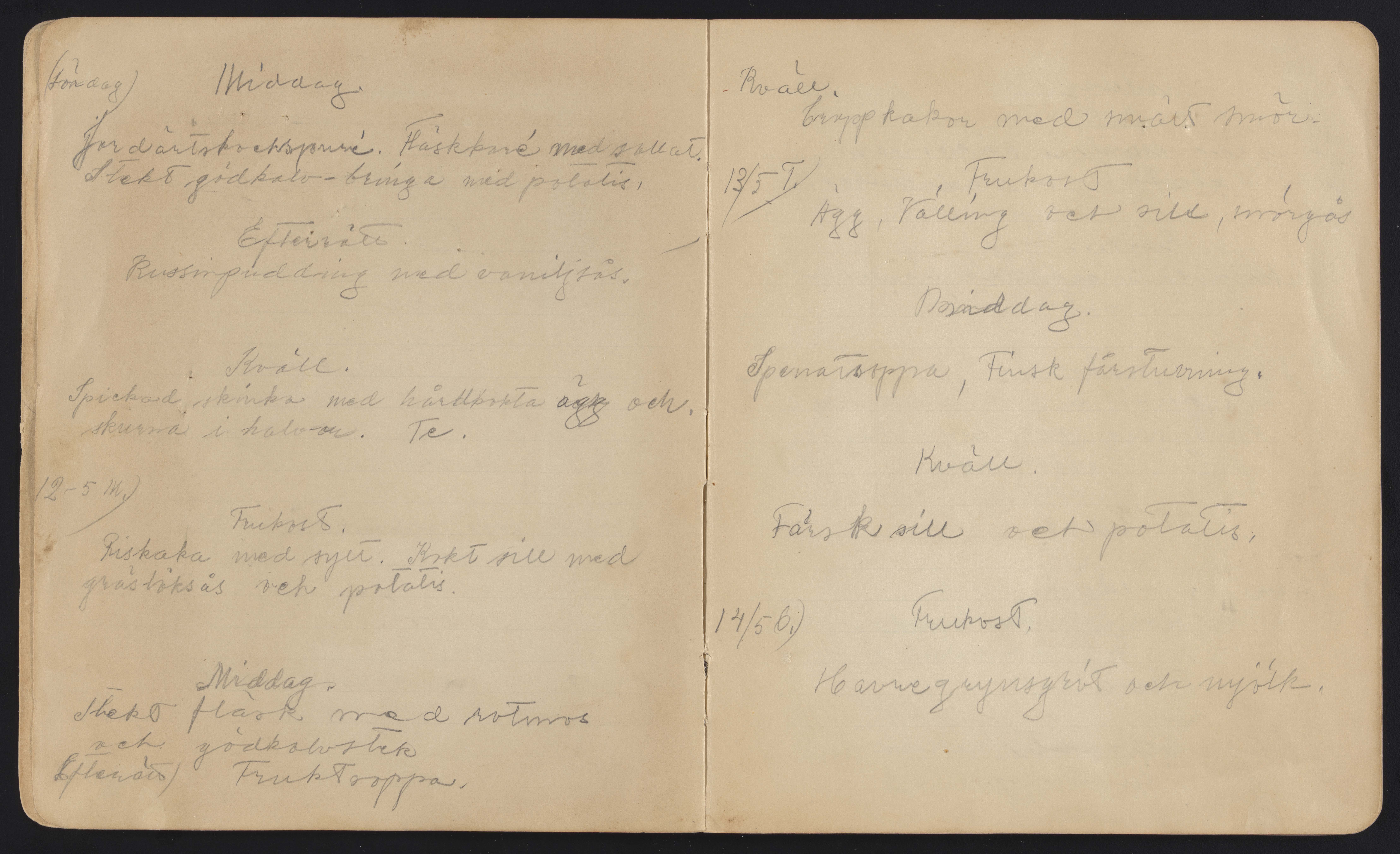 MSS 0097, Item 0188--Manuscript recipe book in English and Swedish