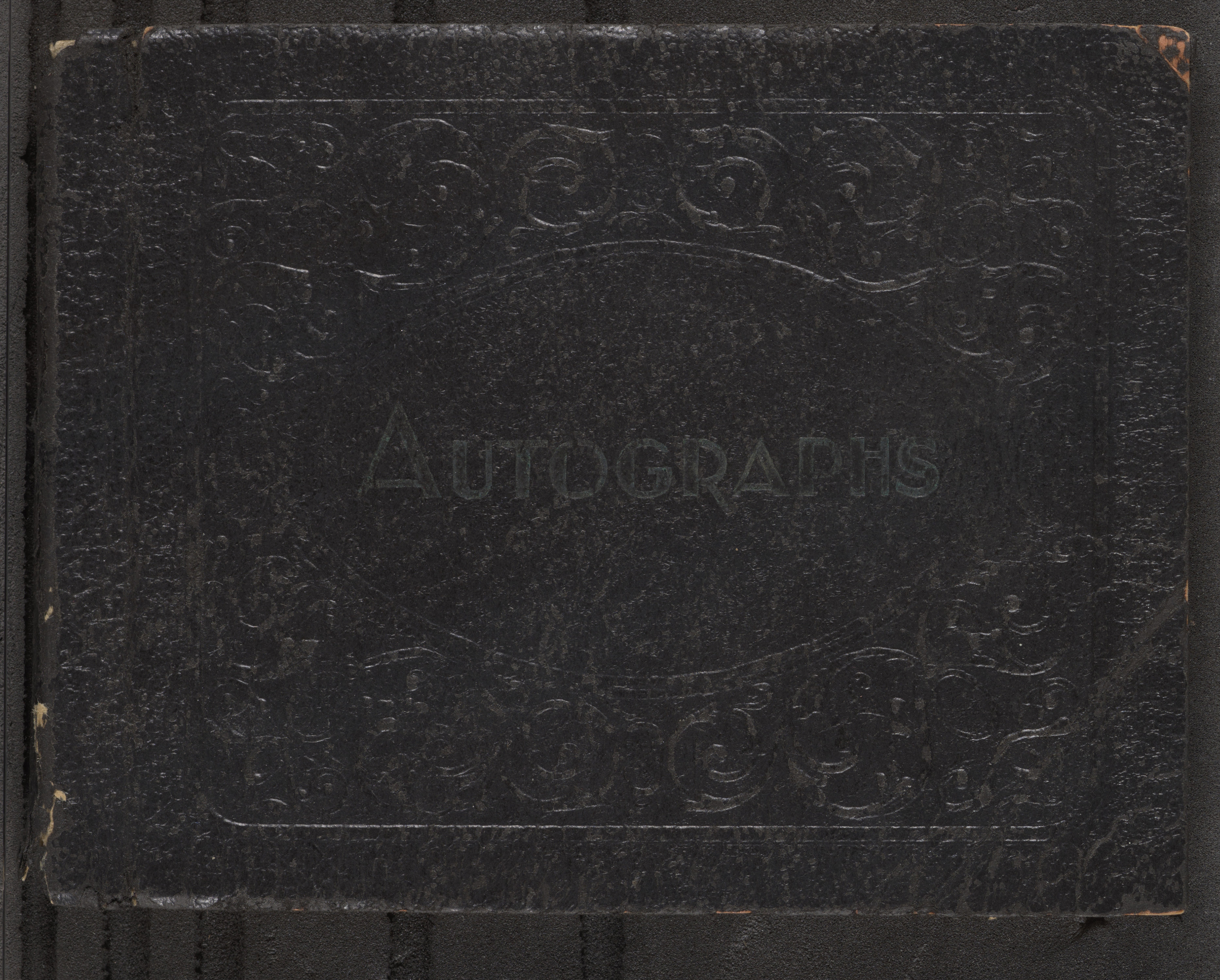 autograph book cover