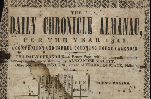 MSS 0097, Item 0170--Journal of a voyage from Philadelphia to Antwerp