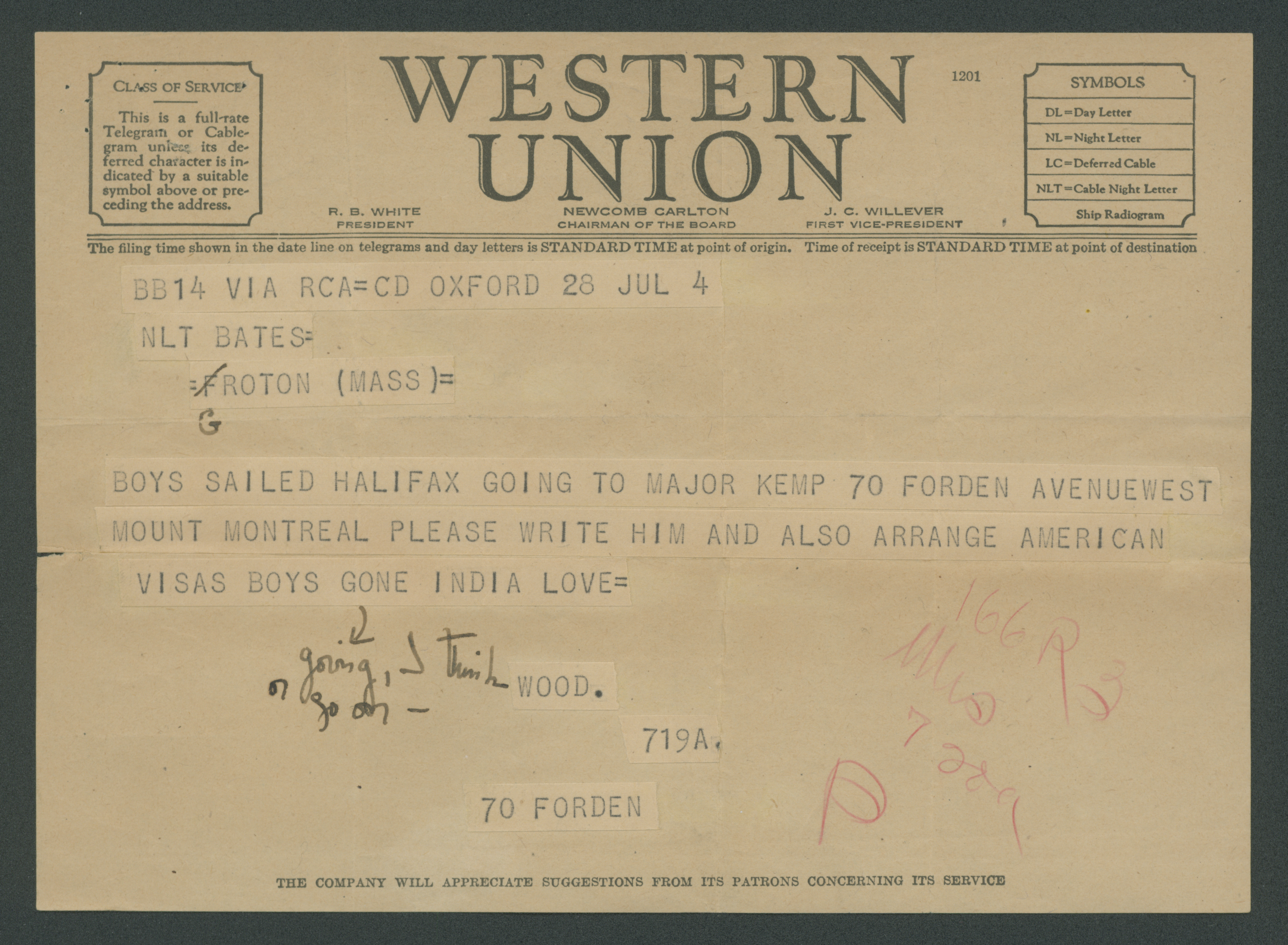 MSS 0758--Bates family papers--Series III.C. Natica Inches Bates ephemera, 1936-1940, undated