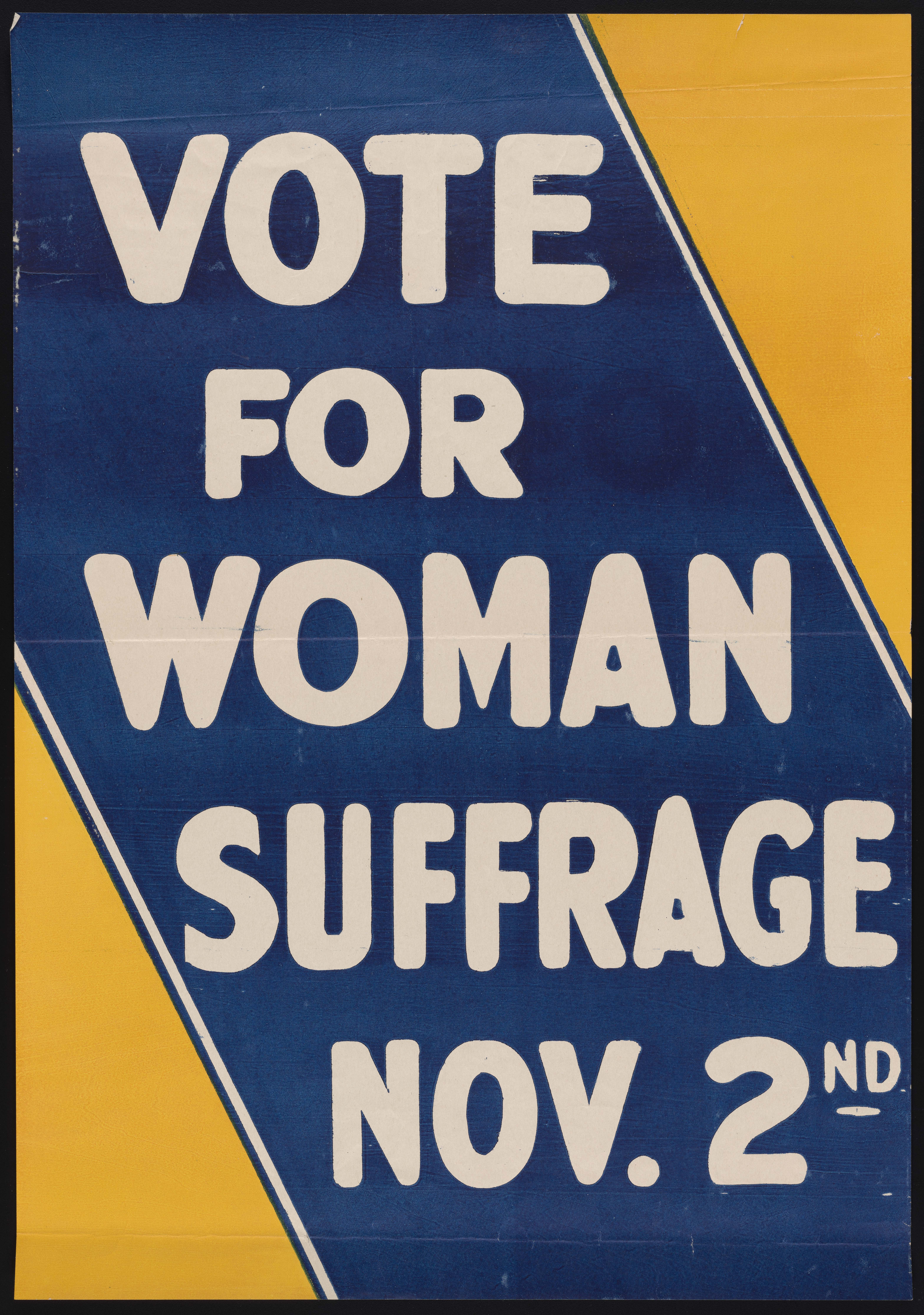 Woman Suffrage Poster